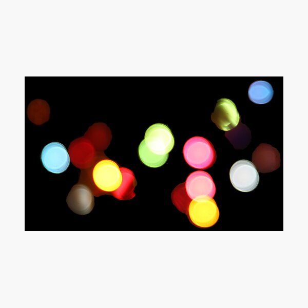 Blurred Lights Photographic Print