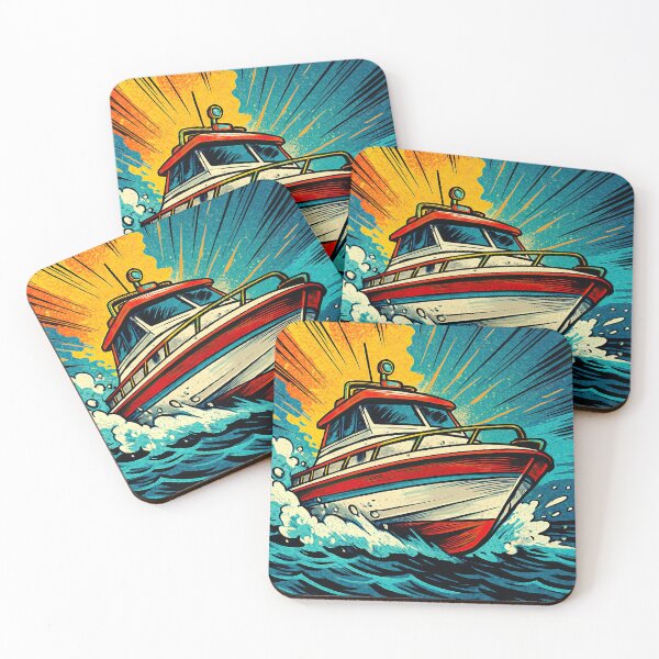 Item preview, Boat | Comics style - Cartoon designed and sold by ComicsFactory.