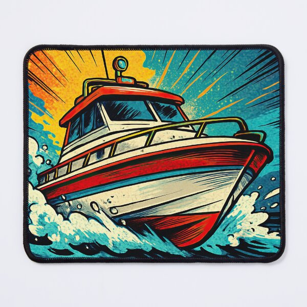 Item preview, Boat | Comics style - Cartoon designed and sold by ComicsFactory.