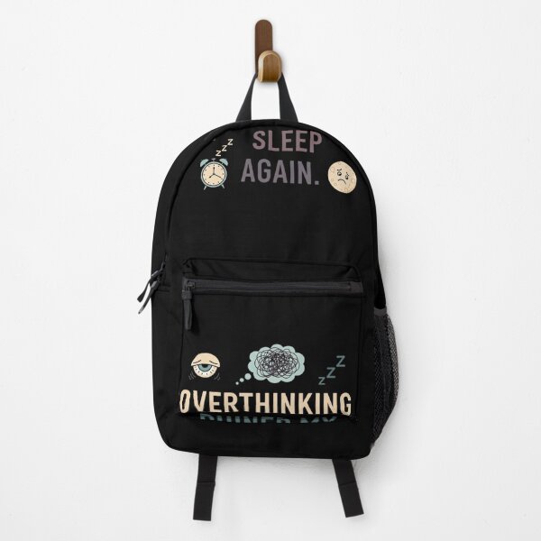 Item preview, Overthinking Ruined My Sleep Again - Relatable Mental Health Aesthetic Quote designed and sold by Skill_&_Stone.