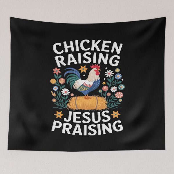 Item preview, Chicken Raising & Jesus Praising 7  designed and sold by MarkLeedsArt.