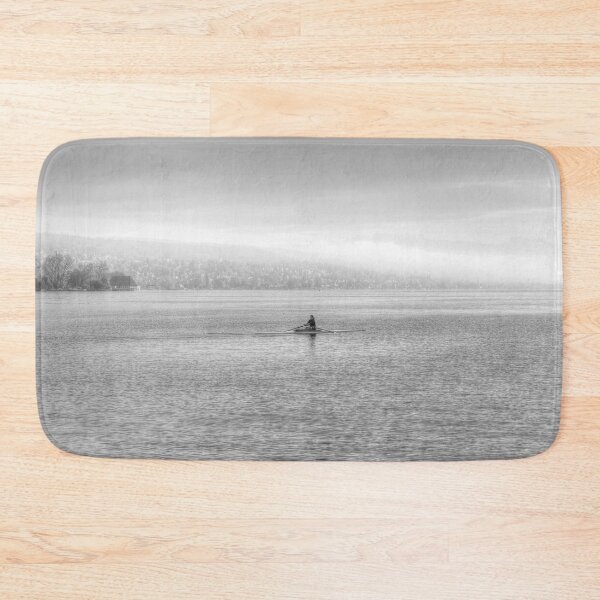 Item preview, Lake Zurich Single Scull Monochrome designed and sold by Londonimages.