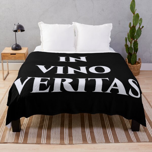 Item preview, In Vino Veritas – Playful Latin Phrase in Classic Form designed and sold by BrushRushX.