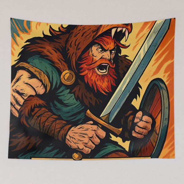 Item preview, Bödvar Bjarki, Norse mythology | Comics style - Cartoon designed and sold by ComicsFactory.
