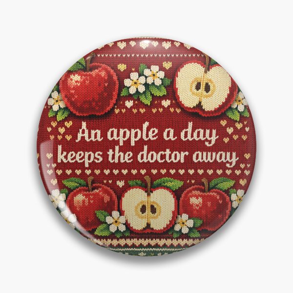 Artikelvorschau, An apple a day – Rotes Strickmuster Design entworfen und verkauft von Mauswohn.