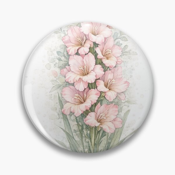 Item preview, Flower of the month: August – Gladiolus (Gladiolus) designed and sold by LongIslandDesgn.