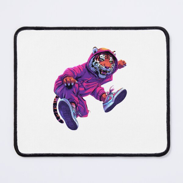 Item preview, Urban Tiger in Hoodie – Streetwear Tiger Graphic Design designed and sold by Kavya Art.