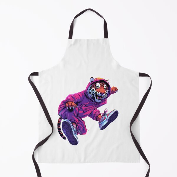 Item preview, Urban Tiger in Hoodie – Streetwear Tiger Graphic Design designed and sold by Kavya Art.