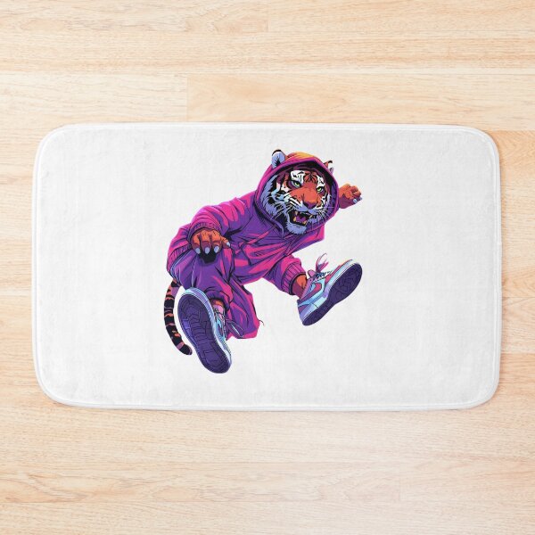 Item preview, Urban Tiger in Hoodie – Streetwear Tiger Graphic Design designed and sold by Kavya Art.