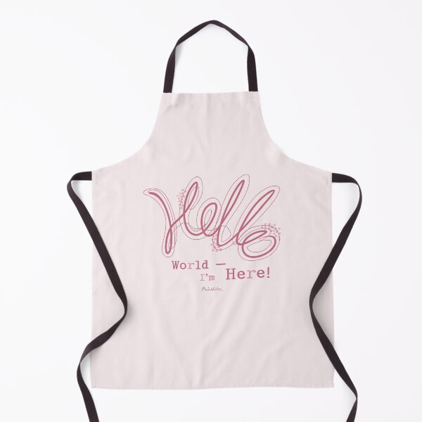Item preview, Funny One-Line Hello with Speckled Trail designed and sold by Pink Writer.