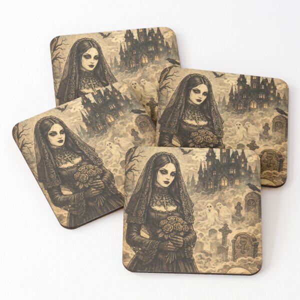 Item preview, Gothic bride in the cemetery designed and sold by Mauswohn.