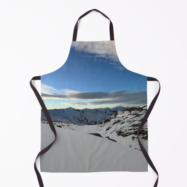 Item preview, Winter Silence in Val Thorens – Alpine Mountain Landscape designed and sold by MysticAurora.