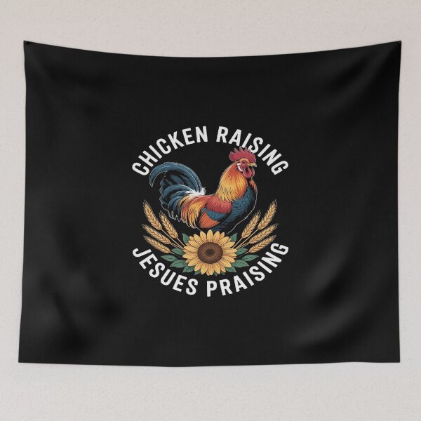 Item preview, Chicken Raising & Jesus Praising 25  designed and sold by DigitaldeligArt.
