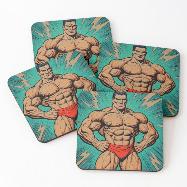 Item preview, Bodybuilder | Comics style - Cartoon designed and sold by ComicsFactory.