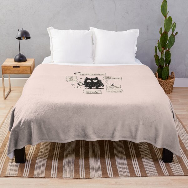 Item preview, Quiet Chaos Club T-Shirt – Cute Anxiety Doodle Art Tee designed and sold by KDesignCrafts.