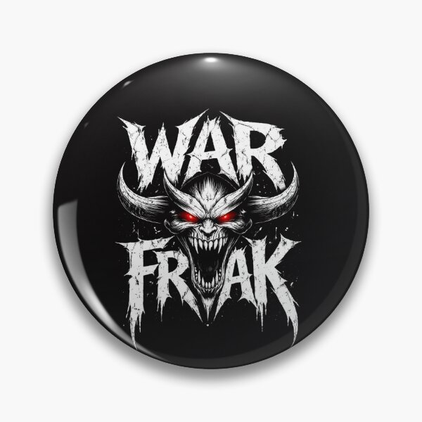 Item preview, War Freak Demon | Aggressive Dark Gothic Art designed and sold by Next Level Prints.