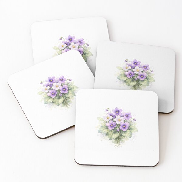 Artikelvorschau, Monatsblume: Februar – Veilchen (Violet) entworfen und verkauft von LongIslandDesgn.