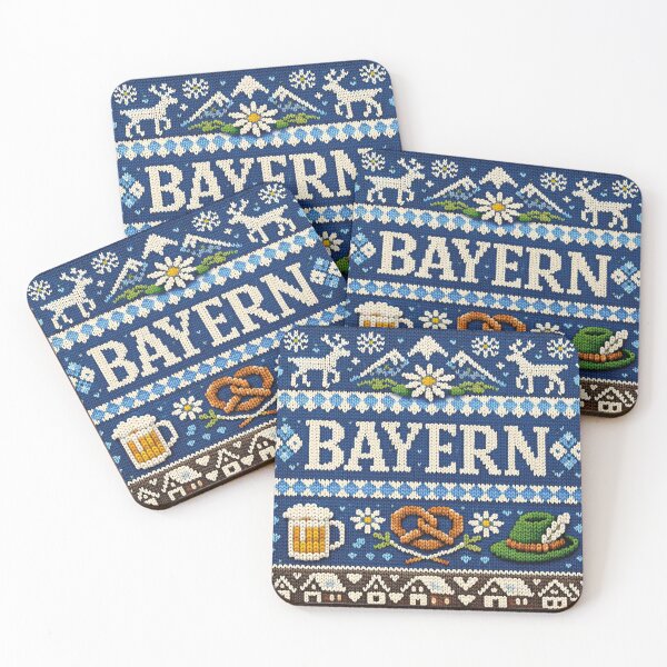 Item preview, Bavaria Love – Traditional knitting pattern design in Alpine style designed and sold by Mauswohn.