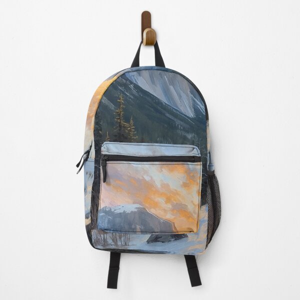 Item preview, Mountains, forests, snow, sunset designed and sold by Bobigreg.