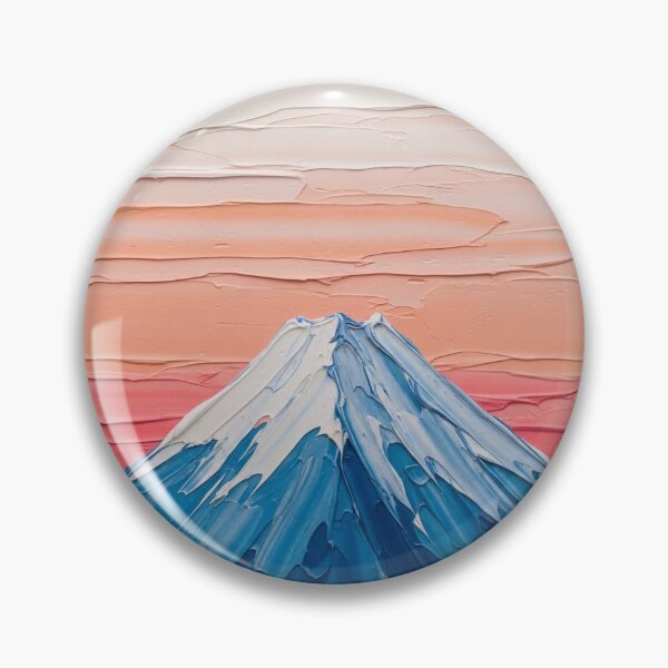 Item preview, Impasto-Style Digital Art: Mount Fuji Dawn Layers designed and sold by EEpression.