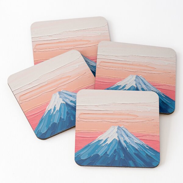 Item preview, Impasto-Style Digital Art: Mount Fuji Dawn Layers designed and sold by EEpression.