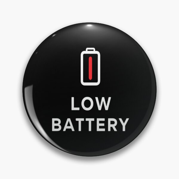 Item preview, LOW BATTERY – Funny Tech Mood Sticker & Shirt designed and sold by System States.