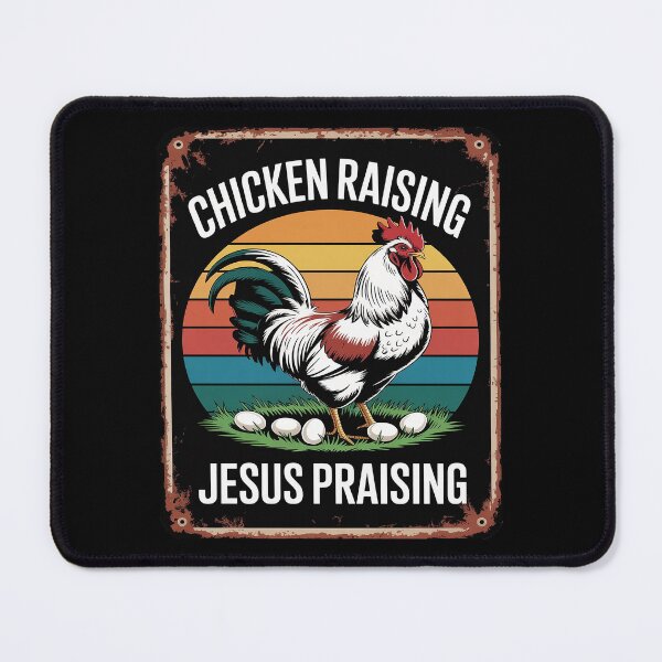 Item preview, Chicken Raising & Jesus Praising designed and sold by DigitaldeligArt.