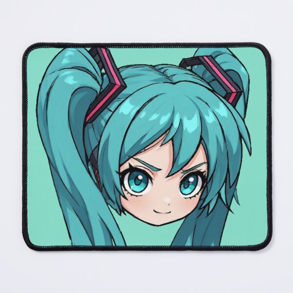 Item preview, Hatsune Miku Chibi Face - Cute Vocaloid Aesthetic Fanart designed and sold by Jimakmo.