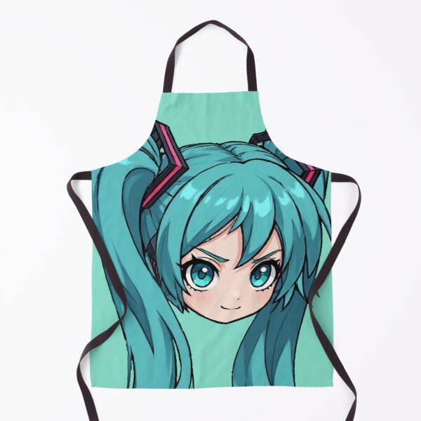 Item preview, Hatsune Miku Chibi Face - Cute Vocaloid Aesthetic Fanart designed and sold by Jimakmo.