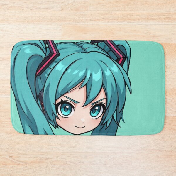Item preview, Hatsune Miku Chibi Face - Cute Vocaloid Aesthetic Fanart designed and sold by Jimakmo.