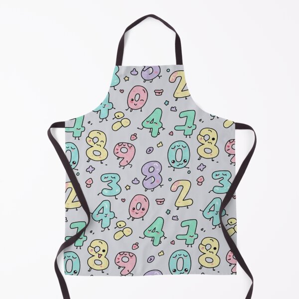Item preview, Educational Kawaii Numbers Colorful Fun Pattern designed and sold by Tidarat-27.