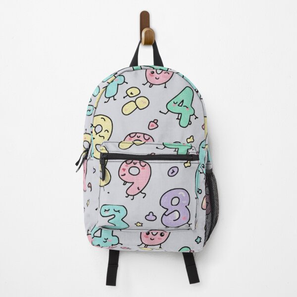 Item preview, Educational Kawaii Numbers Colorful Fun Pattern designed and sold by Tidarat-27.