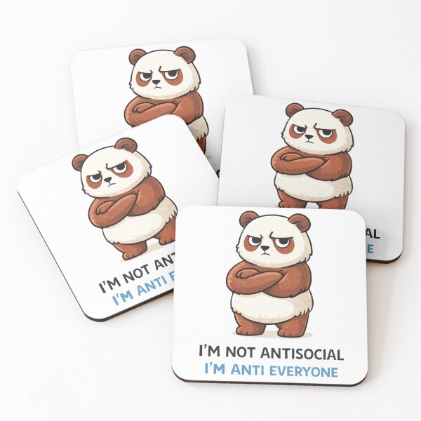Item preview, I’m Not Antisocial I’m Anti Everyone designed and sold by MORIANZPOD.