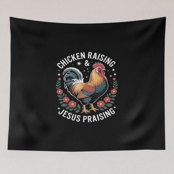 Item preview, Chicken Raising & Jesus Praising  designed and sold by DigitaldeligArt.