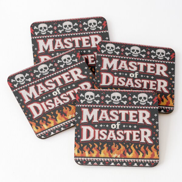 Item preview, Master of Disaster – Rock-inspired knitting pattern with skulls designed and sold by Mauswohn.