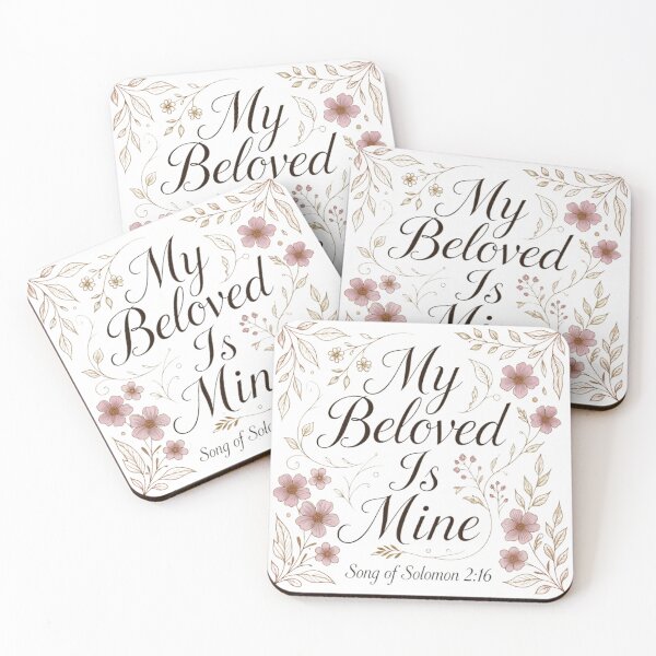 Item preview, My Beloved Is Mine Christian Romantic Faith Valentine Design  designed and sold by MyTshirtArt.