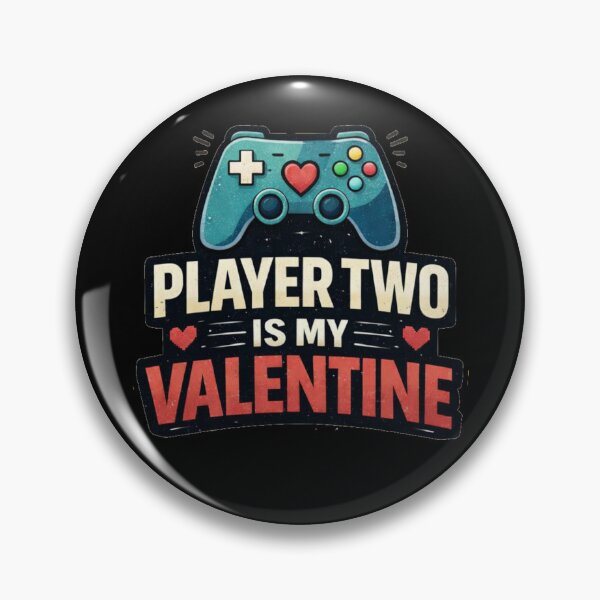 Item preview, Player Two Is My Valentine – Gamer Couple Quote designed and sold by PunchDrop.