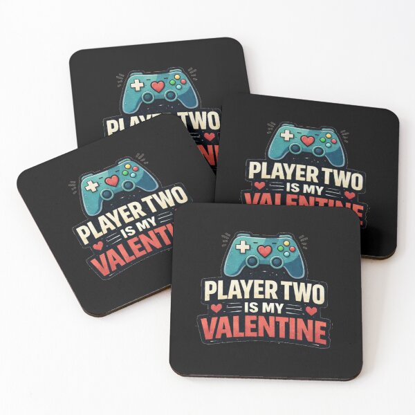Item preview, Player Two Is My Valentine – Gamer Couple Quote designed and sold by PunchDrop.