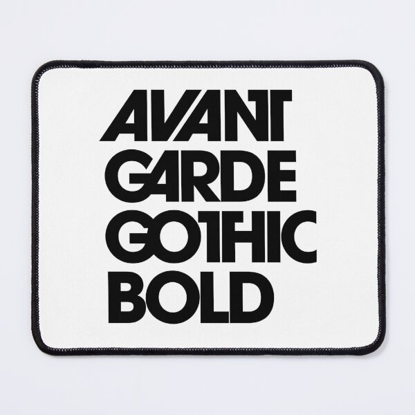 Item preview, ITC Avant Garde Gothic BOLD - The Sticker designed and sold by DesignByMcEvoy.