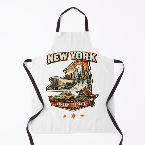 Item preview, Vintage New York State Logo – Retro Empire State Emblem Design for Apparel & Gifts designed and sold by Thehatinthecat.