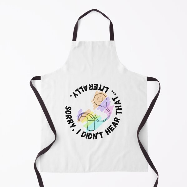 Item preview, Deaf - Sorry, I didn't hear that...literally. (Rainbow) designed and sold by SignSpark Art.