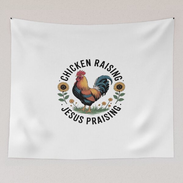 Item preview, Chicken Raising & Jesus Praising16  designed and sold by DigitaldeligArt.