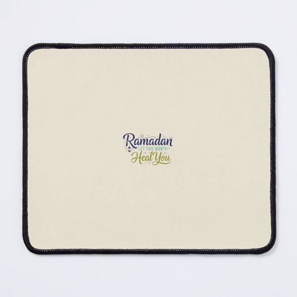 Item preview, Ramadan Let This Month Heal You – Spiritual Islamic Quote Typography designed and sold by Alnazie.