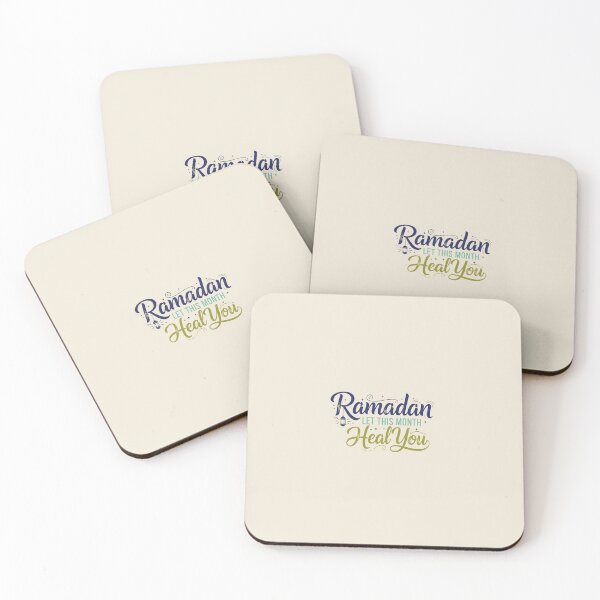 Item preview, Ramadan Let This Month Heal You – Spiritual Islamic Quote Typography designed and sold by Alnazie.