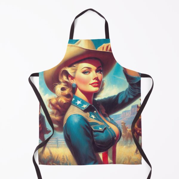 Item preview, Cute Vintage Rodeo Girl designed and sold by PulpVintage.