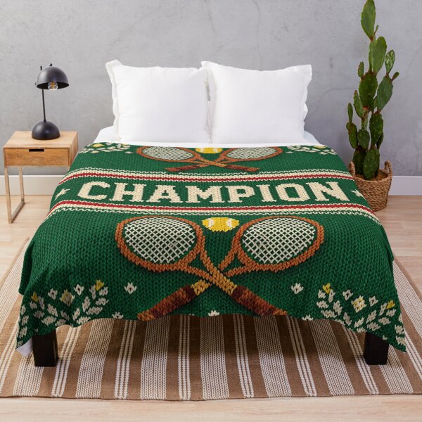 Item preview, Tennis Champion – Sporty knit pattern design in green designed and sold by Mauswohn.
