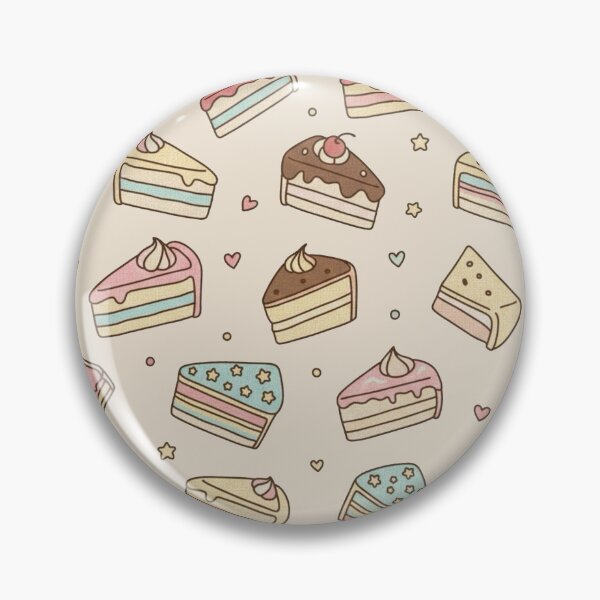 Item preview, Sweet Kawaii Cake Slices Colorful Dessert Pattern designed and sold by Tidarat-27.