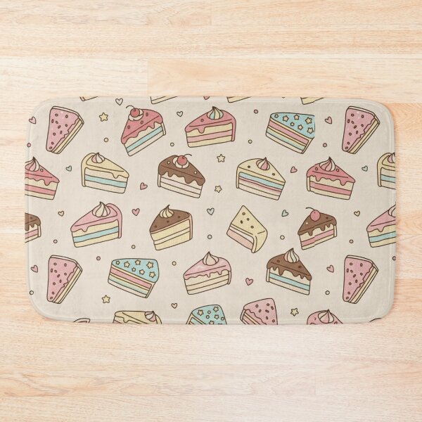 Item preview, Sweet Kawaii Cake Slices Colorful Dessert Pattern designed and sold by Tidarat-27.