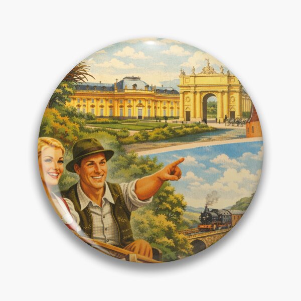 Artikelvorschau, Ferien in Brandenburg – Nostalgisches Vintage Reise Poster entworfen und verkauft von Mauswohn.