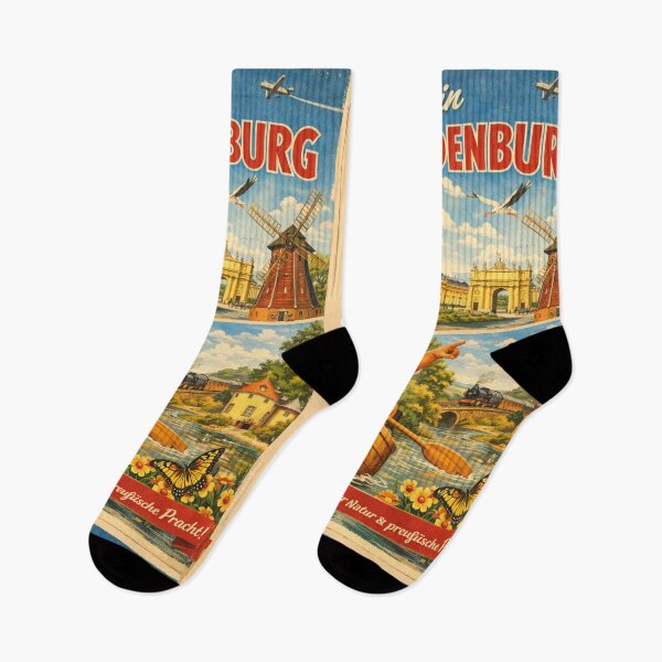 Item preview, Holidays in Brandenburg – Nostalgic Vintage Travel Poster designed and sold by Mauswohn.